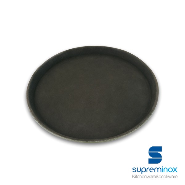Bandeja Servir Fibra De Vidrio Antideslizante Redonda, Supreminox