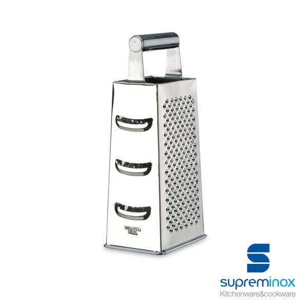 Rallador Inox 4 Usos Con Asa Ergonómica, Supreminox