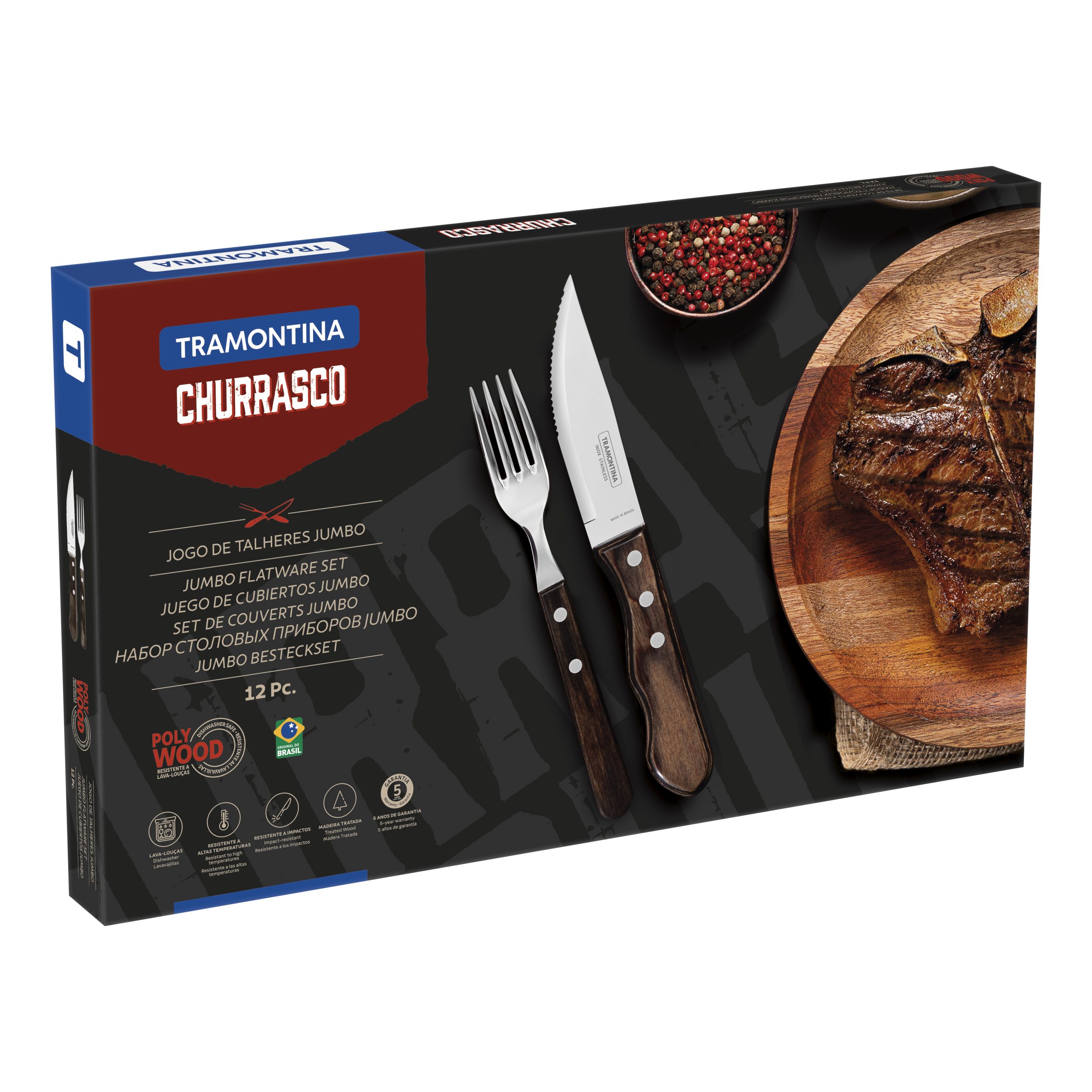 Juego para barbacoa 12 pzas Polywood - Imagen 8