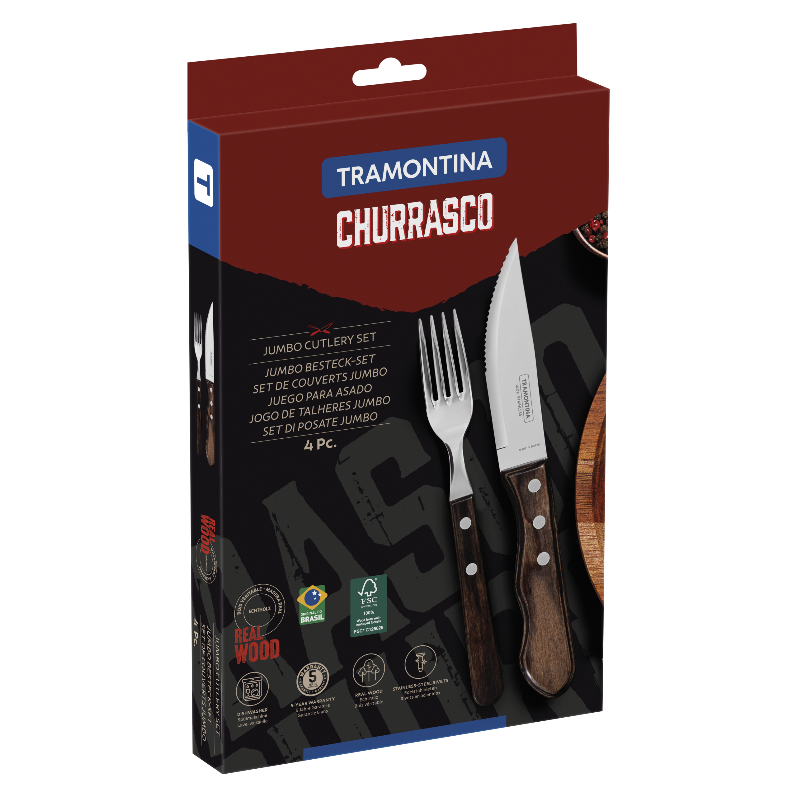 Juego para barbacoa 4 pzas Polywood - Imagen 7