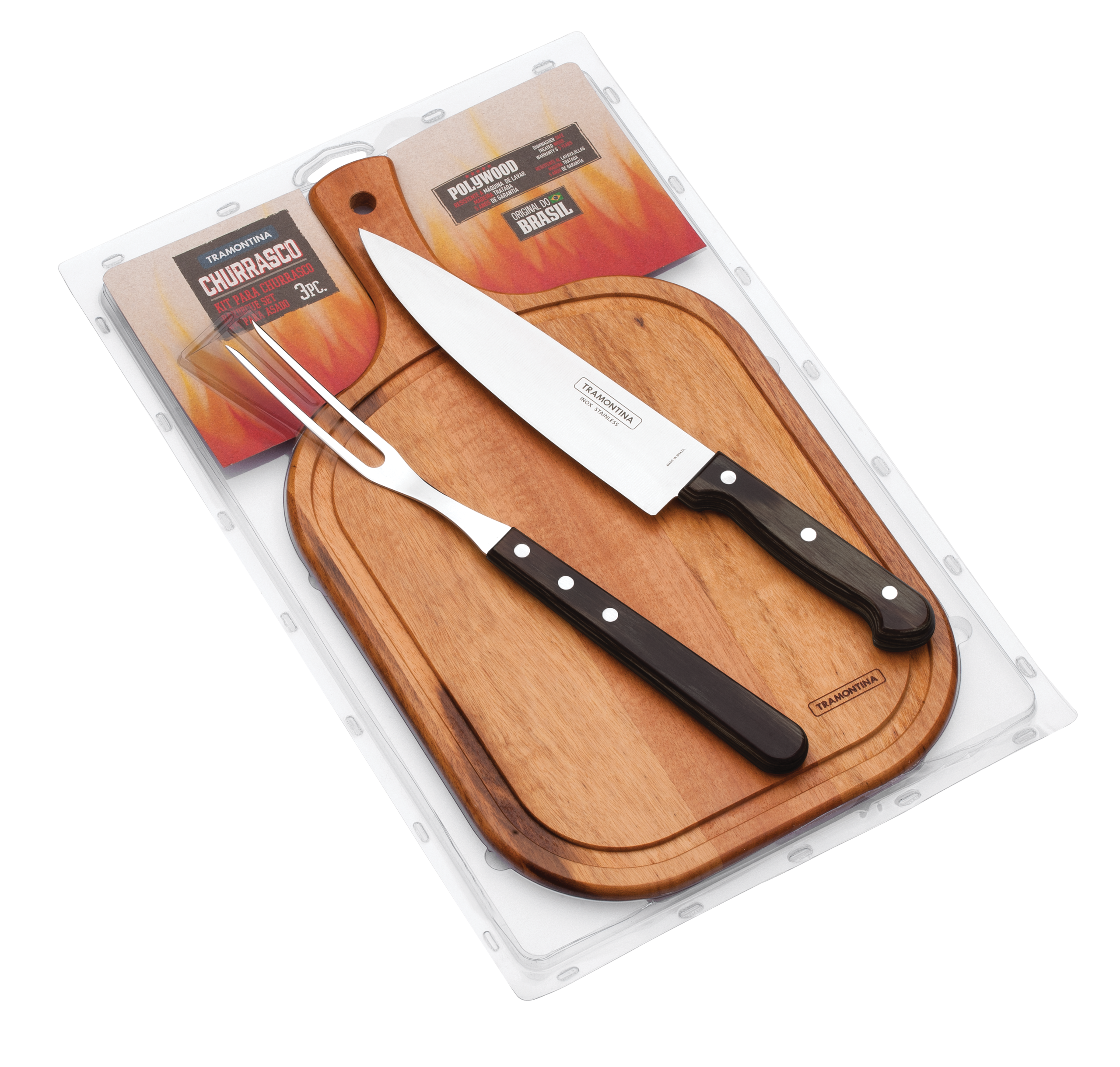 Juego para barbacoa 3 pzas Polywood - Imagen 3