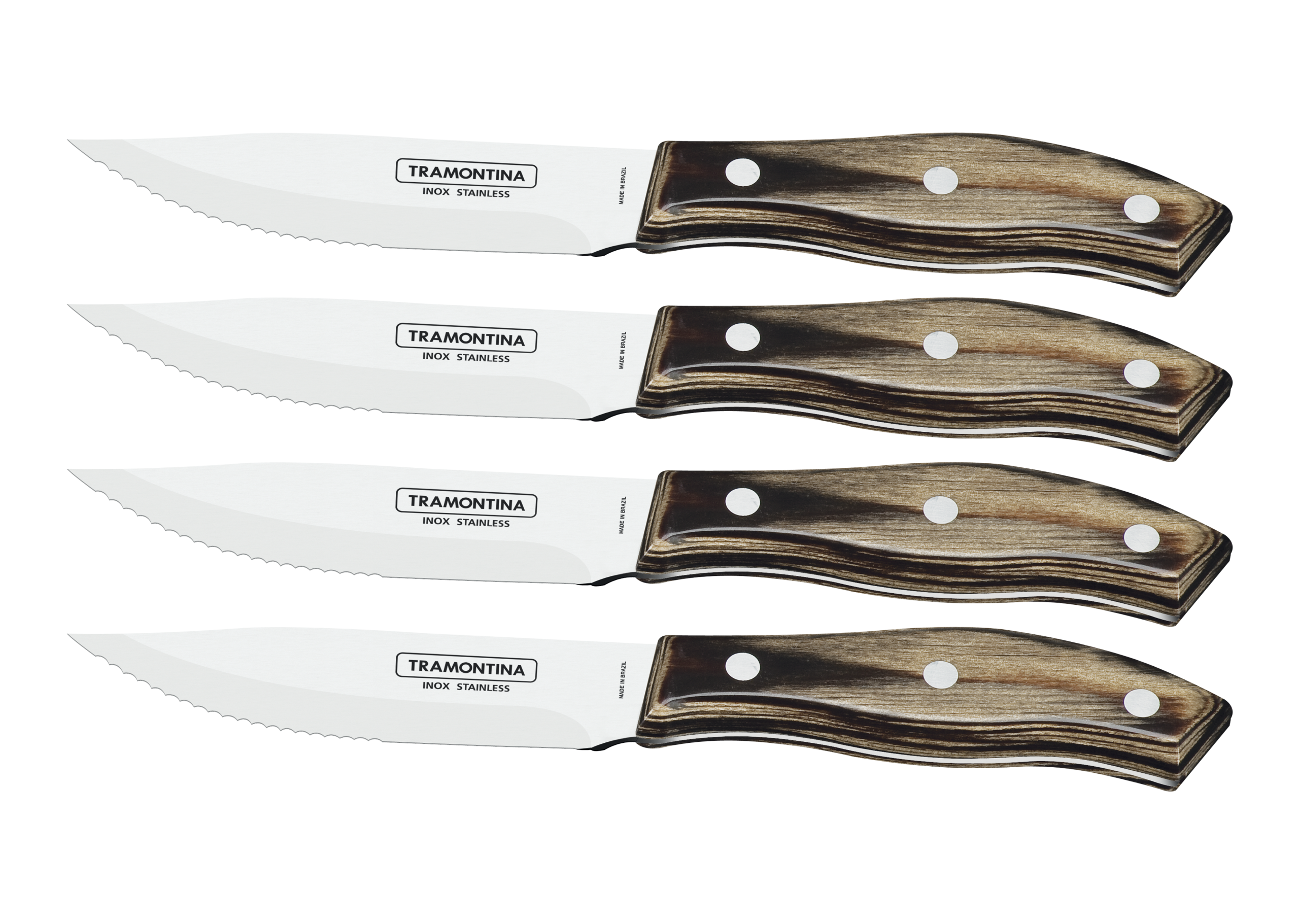 Juego de cuchillos para barbacoa 4 pzas Polywood - Imagen 3