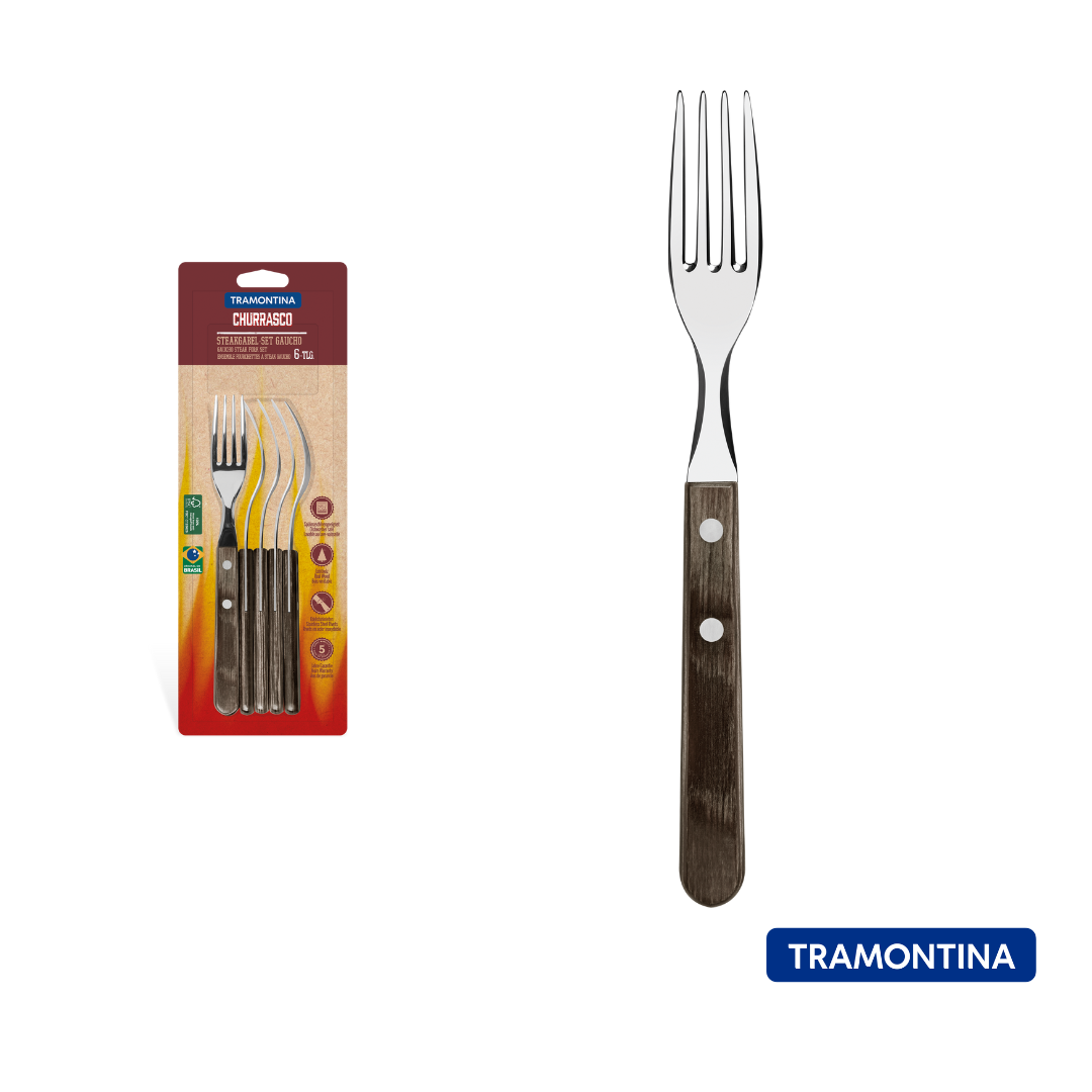Juego de tenedores 6 pzas Polywood