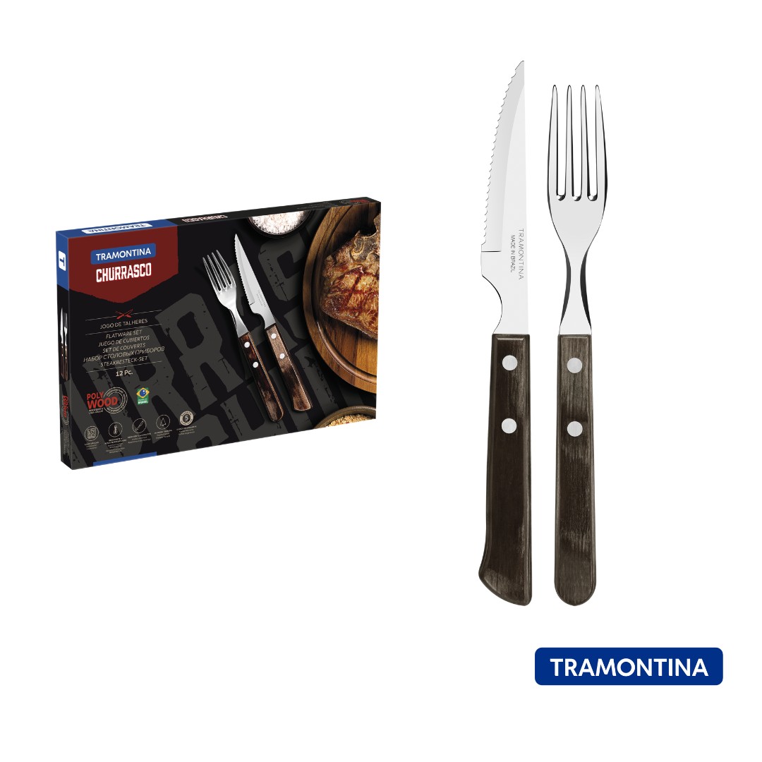 Juego para barbacoa 12 pzas Polywood