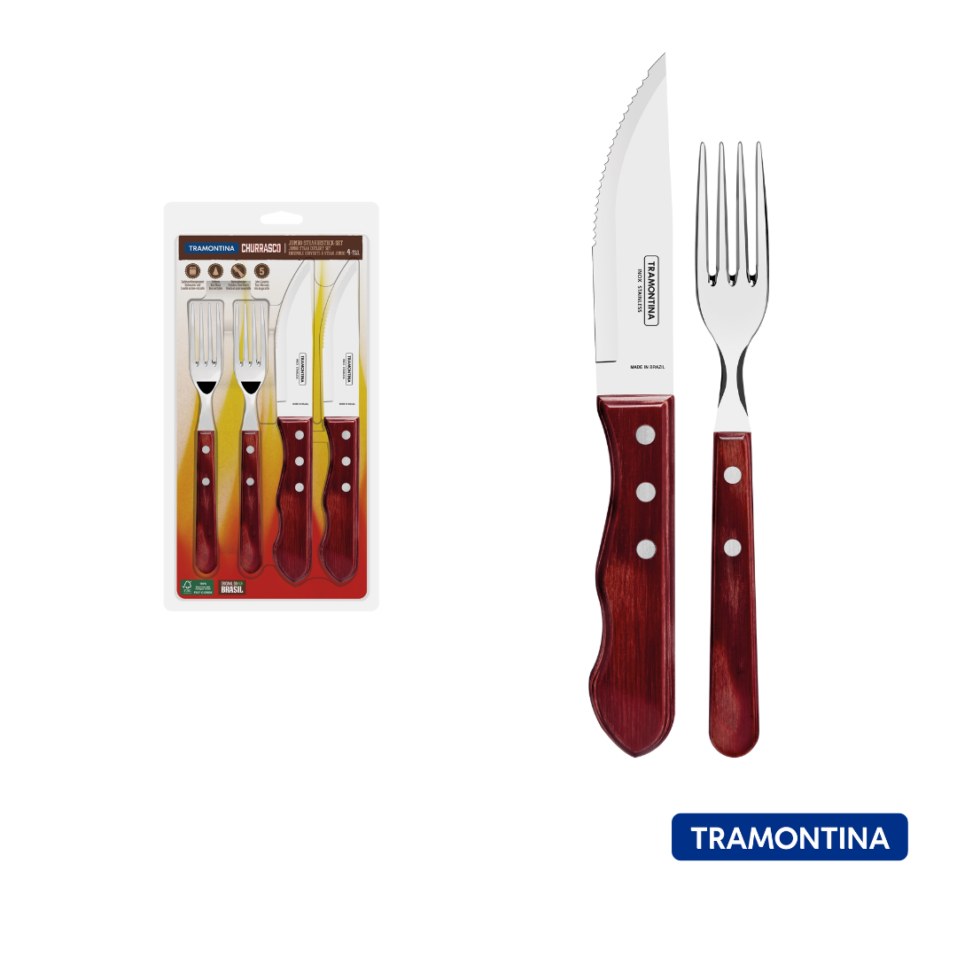 Juego para barbacoa 4 pzas Polywood