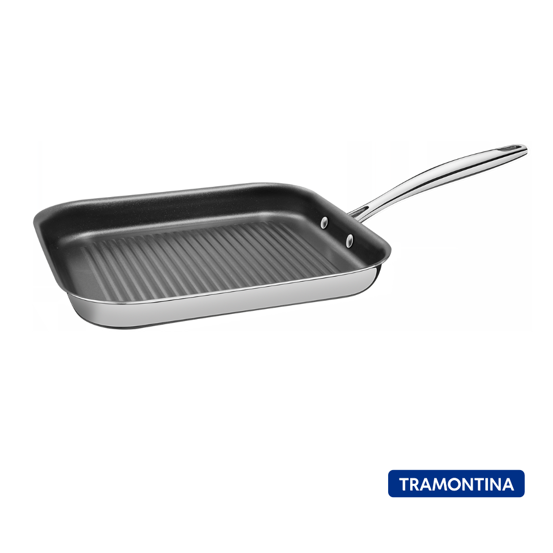 Sartén Parrilla con Antiadherente Tri-Ply Grano 26 cm