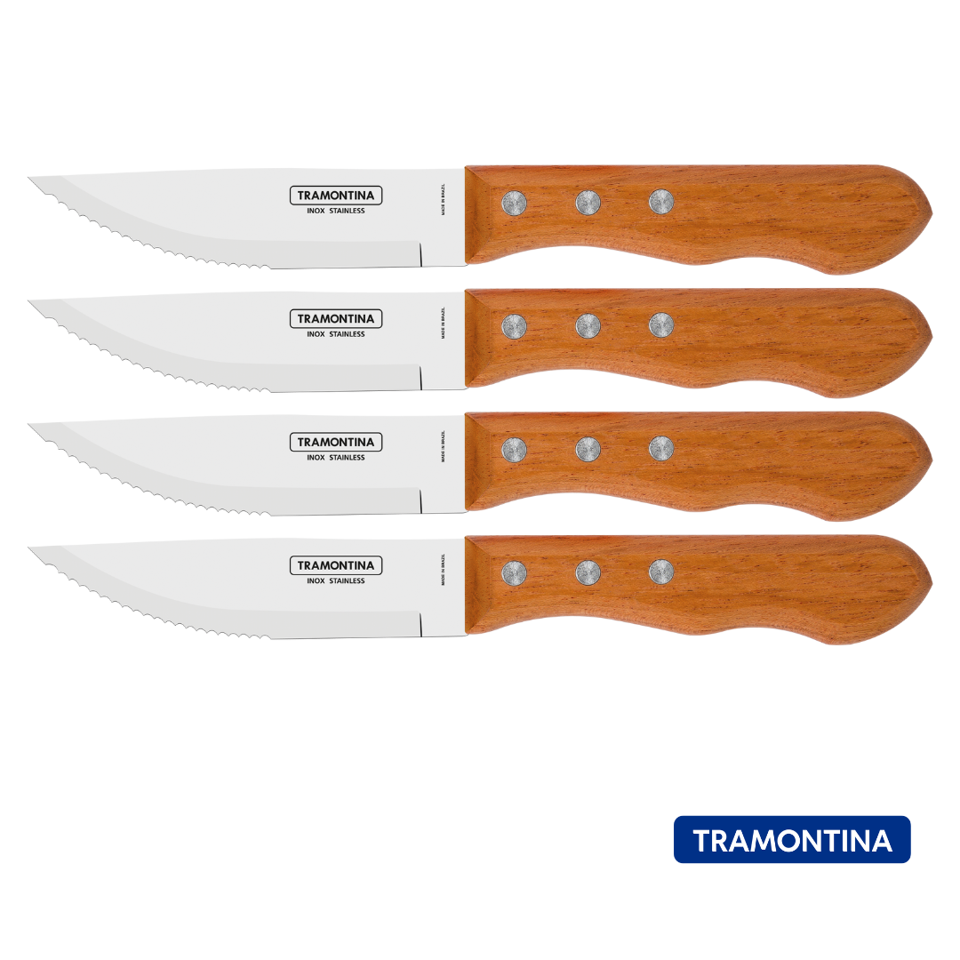 Juego de cuchillos jumbo para barbacoa 4 pzas Dynamic