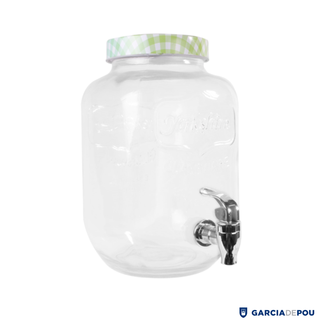 Dispensador Bebidas ‘Waki Glass’ 4 Litros Ø 15,5×25 Cm
