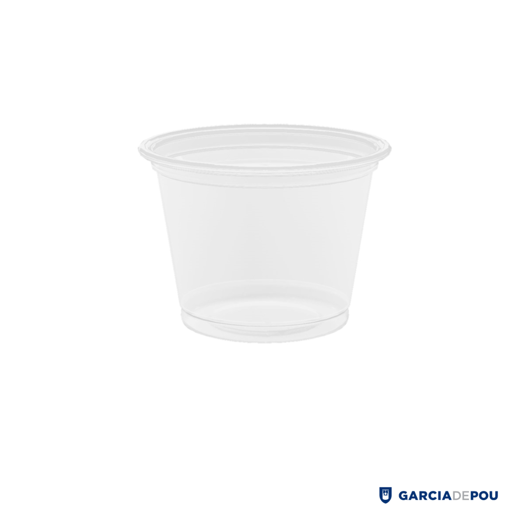 Pequeñas Tarrinas Microondables 30 Ml, ⌀4,5×3,3 Cm Transparente (125 Unidades)