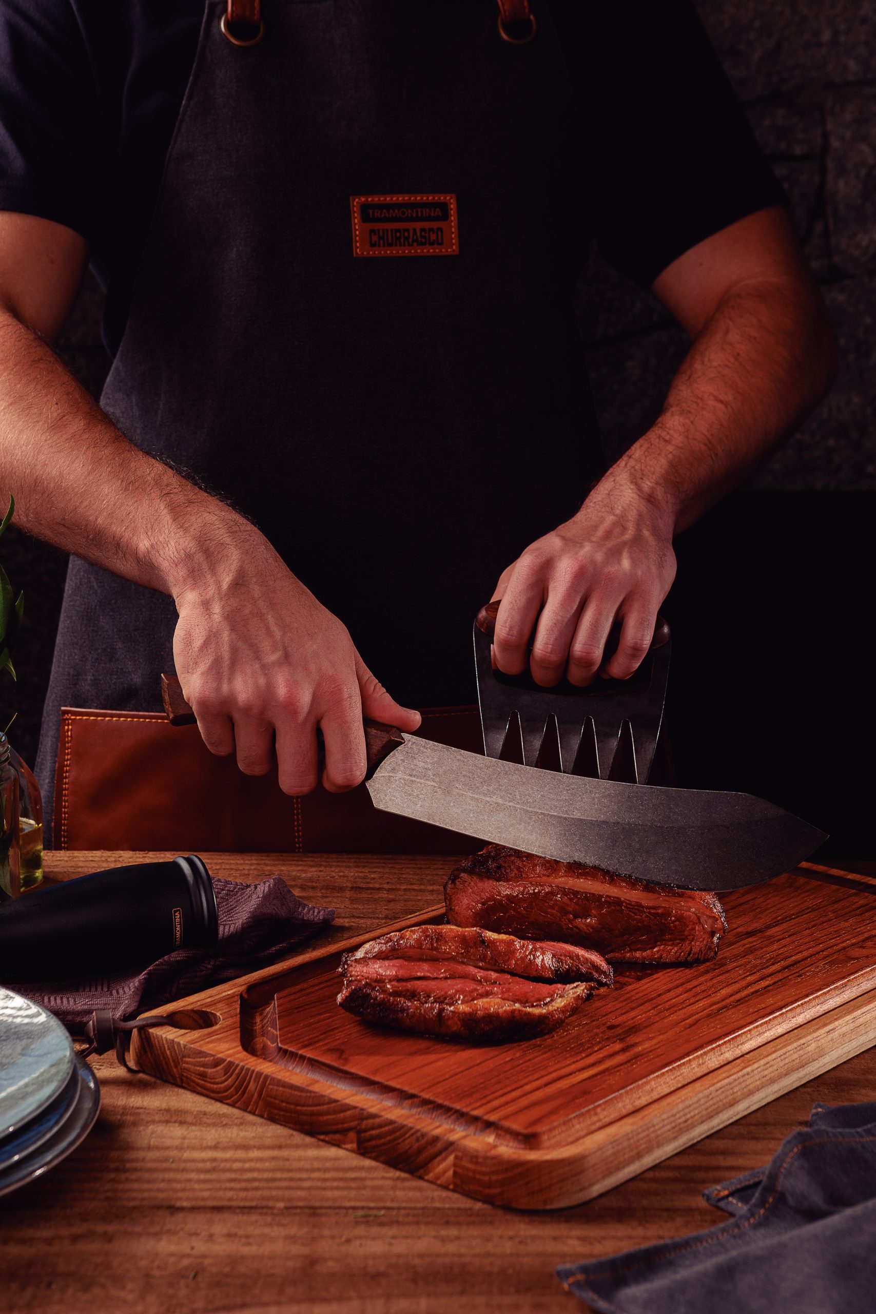 Cuchillo para carne 25,5 Cm Black Collection Tramontina - Imagen 4