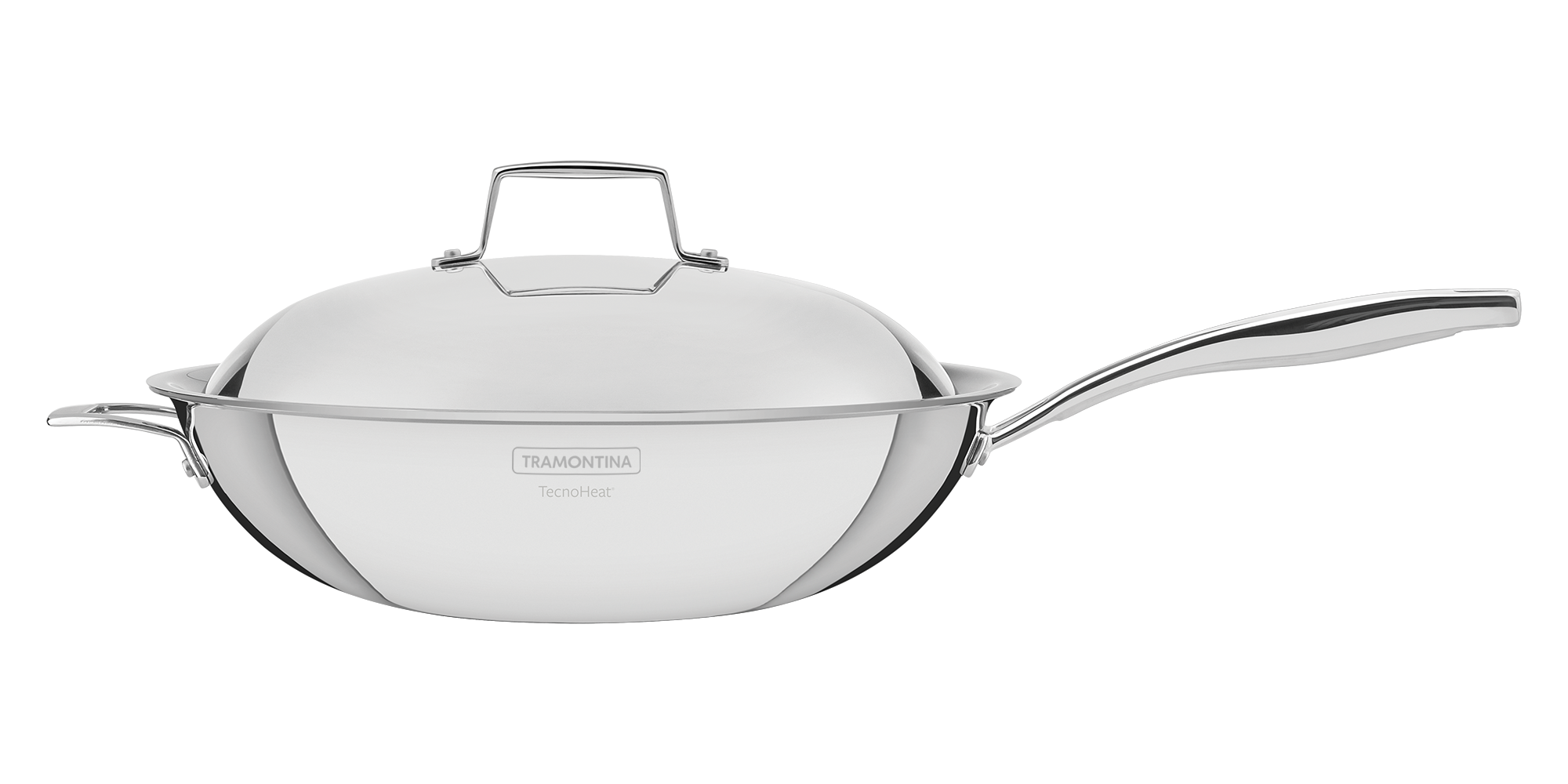 Wok Tri-Ply Grano 32 Cm - Antihadherente Tramontina - Imagen 2