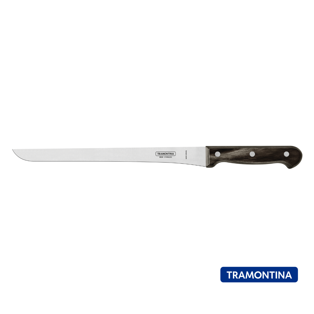 Cuchillo jamonero 25 cm – Polywood Castaño