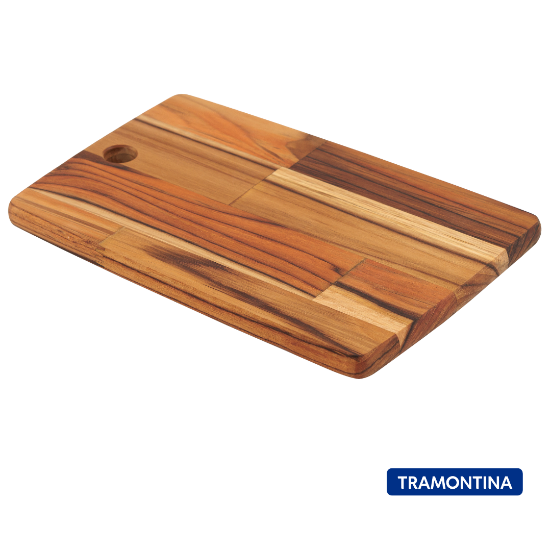 Tabla de Teca para Presentación y Corte 28 x 19 x 1,8 Cm